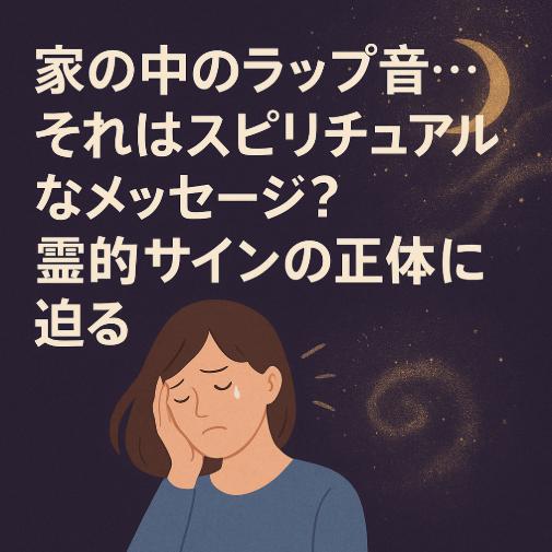 家の中のラップ音…それはスピリチュアルなメッセージ？霊的サインの正体に迫る