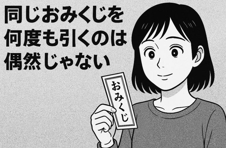 同じおみくじを何度も引くのは偶然じゃない。スピリチュアルが伝えるメッセージとは?