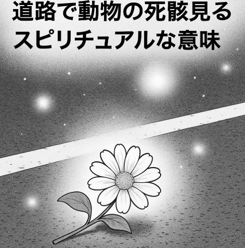 道路で動物の死骸を見るスピリチュアルな意味。魂からのメッセージとは?