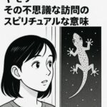 ある夜、窓に張り付いたヤモリ｜その不思議な訪問のスピリチュアルな意味