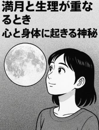 満月と生理が重なるとき、心と身体に起きる神秘。スピリチュアルなつながりとは？