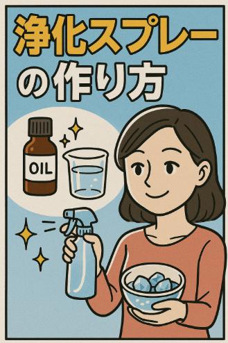 アロマで作る浄化スプレーの作り方|簡単&効果的な浄化アイテムのレシピと使い方