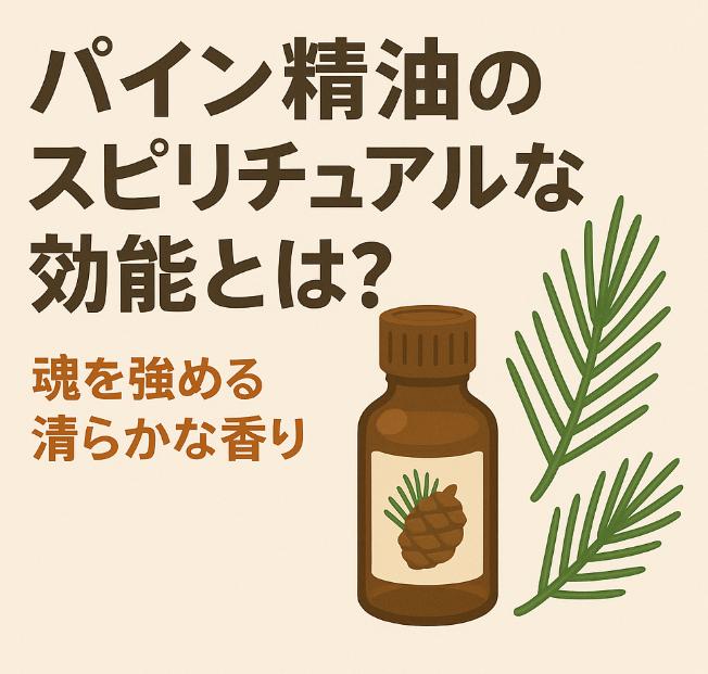 パイン精油のスピリチュアルな効能とは？自己浄化と生命力を高める“松の香り”の力