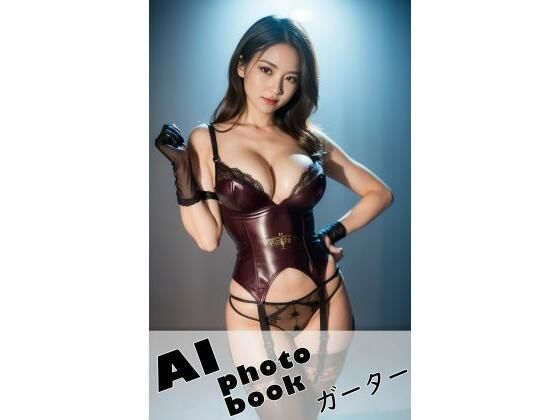 【イラスト・CG集】AI photo book ガーター｜-