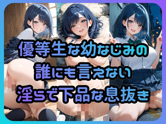【制服】優等生な幼なじみの誰にも言えない淫らで下品な息抜き｜-