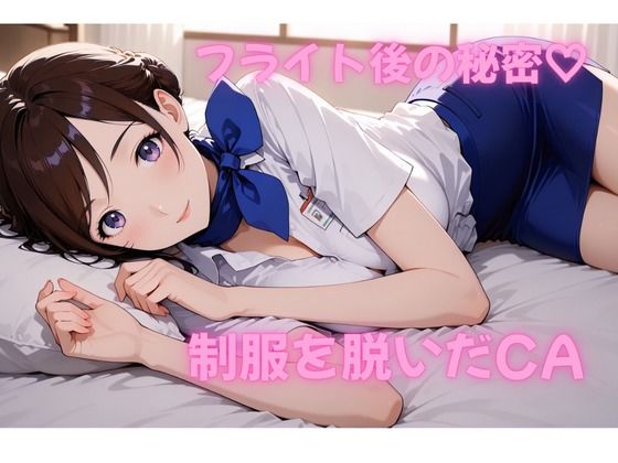 【音声付き】フライト後の秘密―キャビンアテンダントのステイ先で濃密SEX【AI動画】｜-
