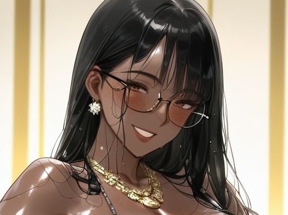 【イラスト・CG集】褐色メガネ美女カミラ:淫靡なる日常と禁断のシチュエーション 〜完璧な砂時計ボディの誘惑〜｜-