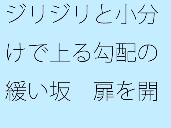 【全年齢向け】ジリジリと小分けで上る勾配の緩い坂 扉を開くと戻れる現状認識ではあるが｜-