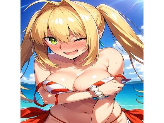 【水着】水着ネロちゃんのえっちなAIイラスト集｜-