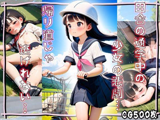 【制服】田舎のセーラー服の少女を田んぼで・・・日常にひそむ悲劇の瞬間・・・｜-