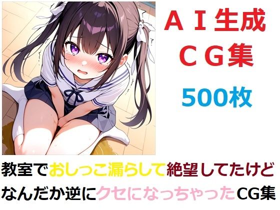 【イラスト・CG集】教室でおしっこ漏らして絶望してたけどなんだか逆にクセになっちゃったCG集｜-