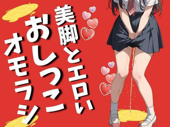【羞恥】美脚とエロいおしっこお漏らし（50枚）｜-