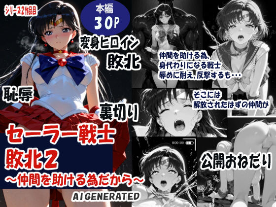 【拘束】セーラー戦士敗北 仲間を助ける為だから｜-