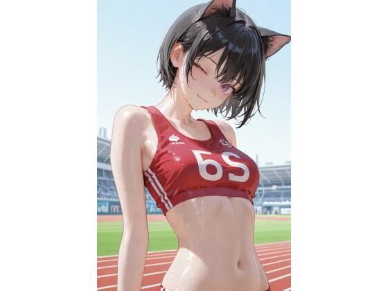 【スレンダー】猫耳陸上｜-